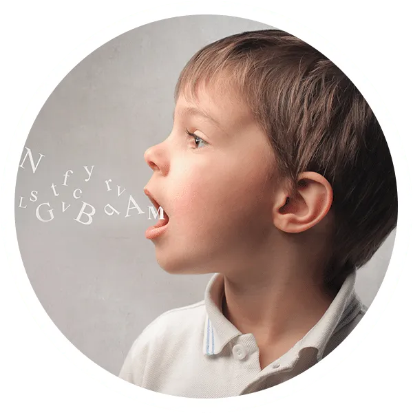 Two children cooperating in a block-building activity