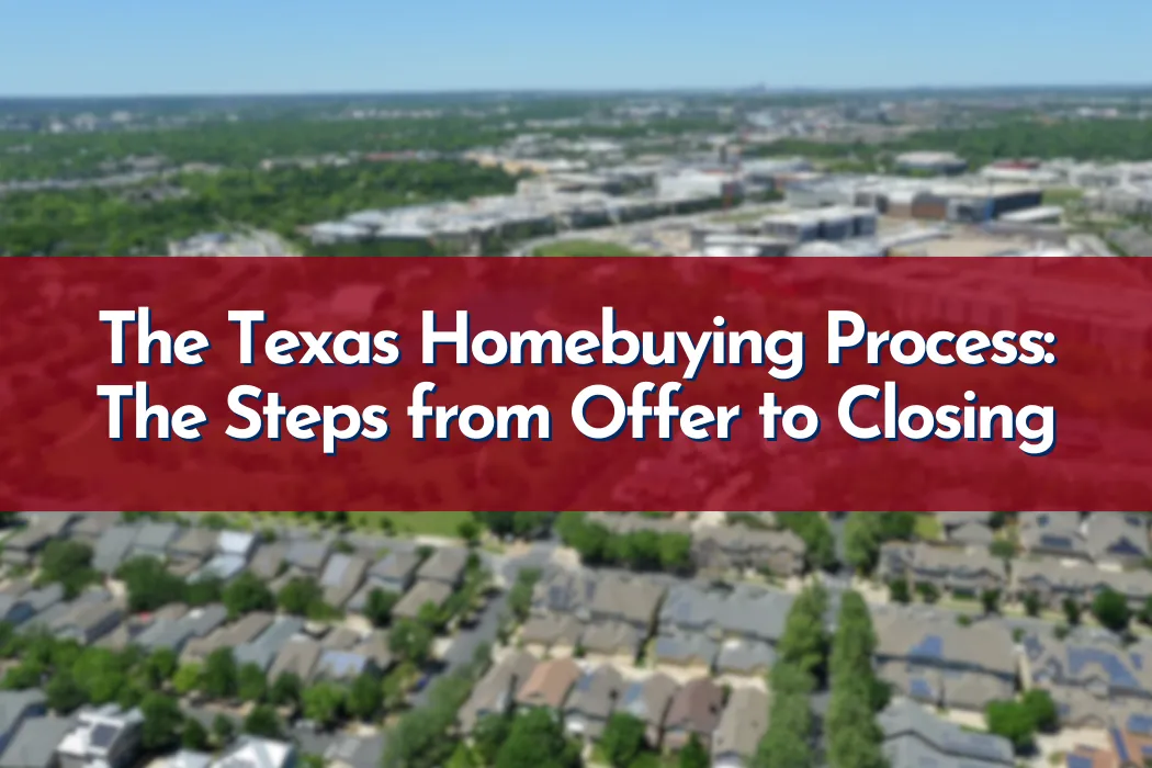 First-time homebuyers reviewing documents during the Texas homebuying process in Austin, Texas