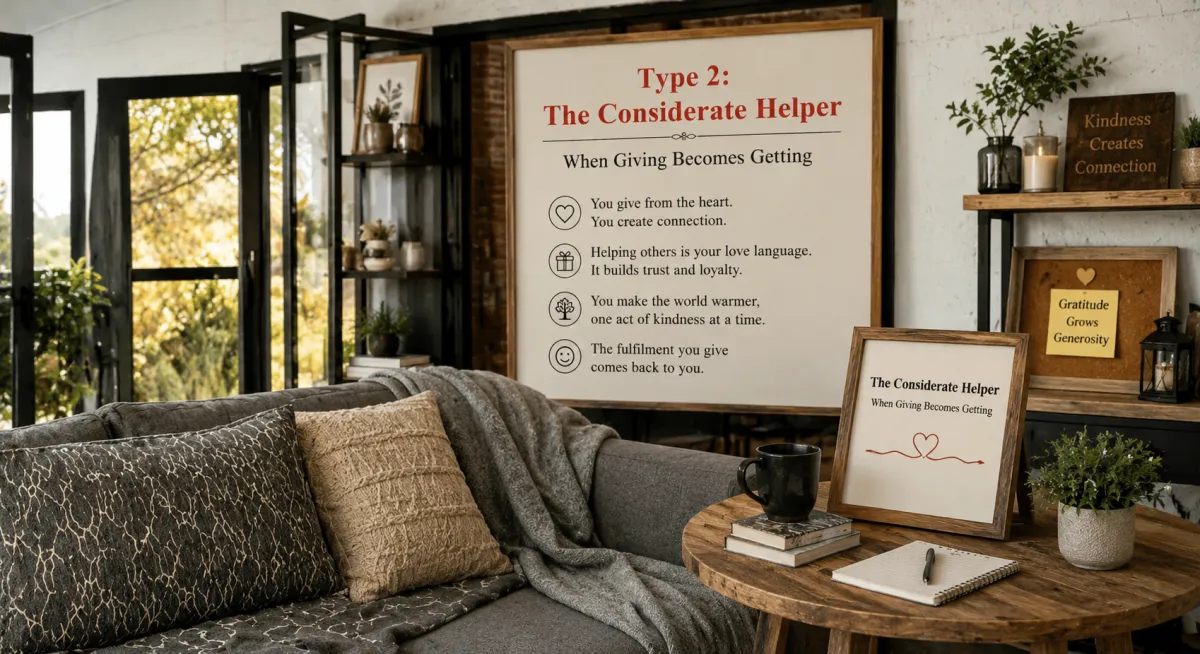 Type 2: The Considerate Helper – When Giving Becomes Getting