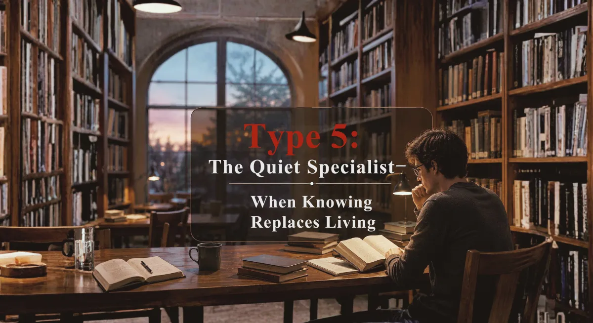 Type 5: The Quiet Specialist – When Knowing Replaces Living