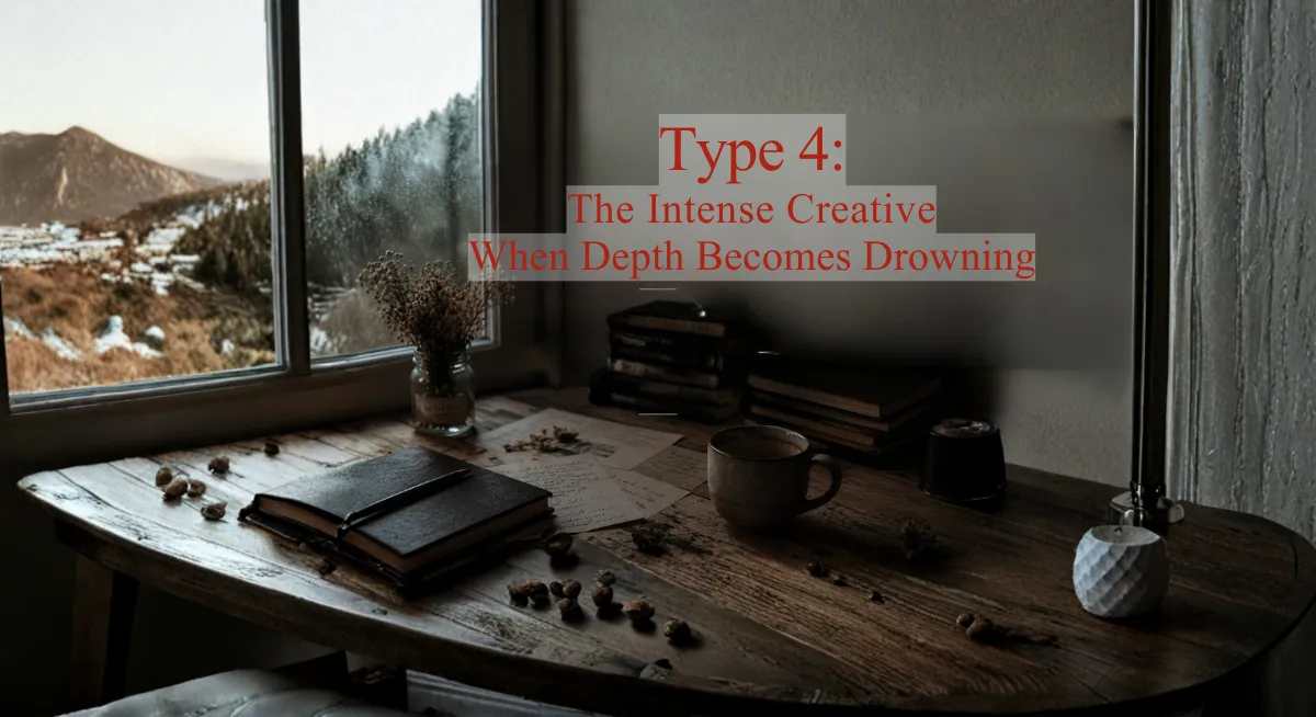 Type 4: The Intense Creative – When Depth Becomes Drowning