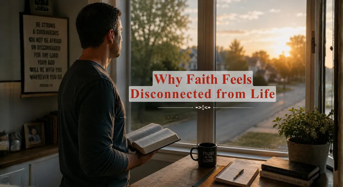 Why Faith Feels Disconnected from Life