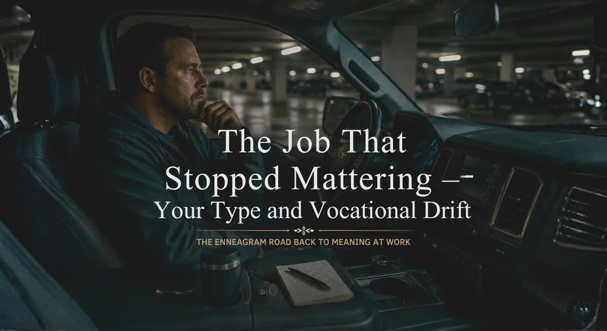 The Job That Stopped Mattering – Your Type and Vocational Drift