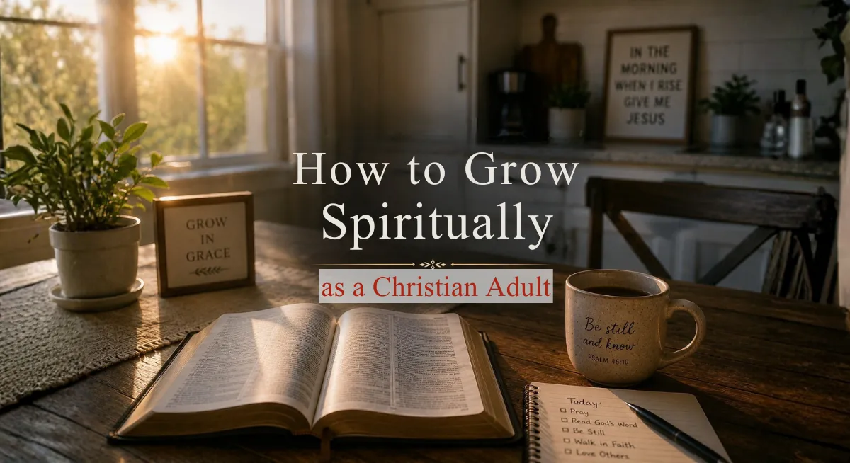 How to Grow Spiritually as a Christian Adult
