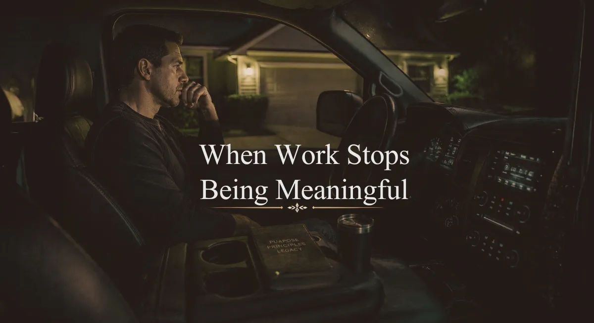 When Work Stops Being Meaningful