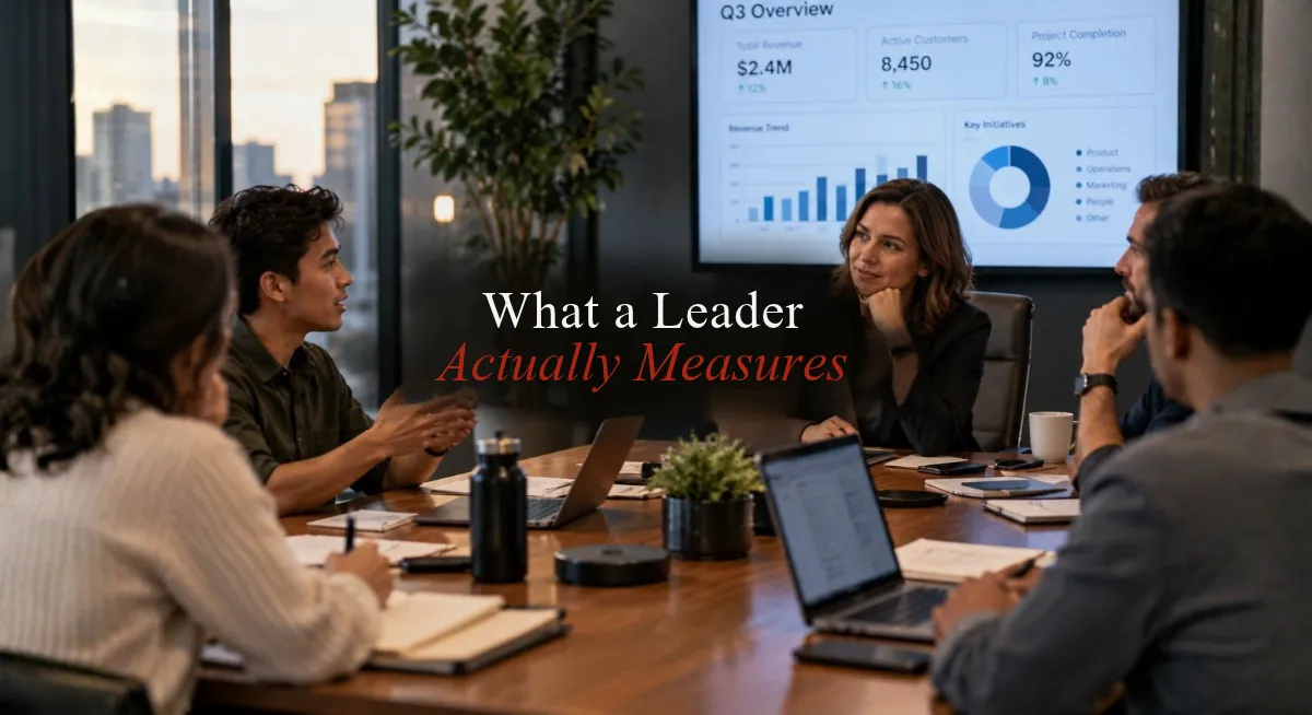 What a Leader Actually Measures