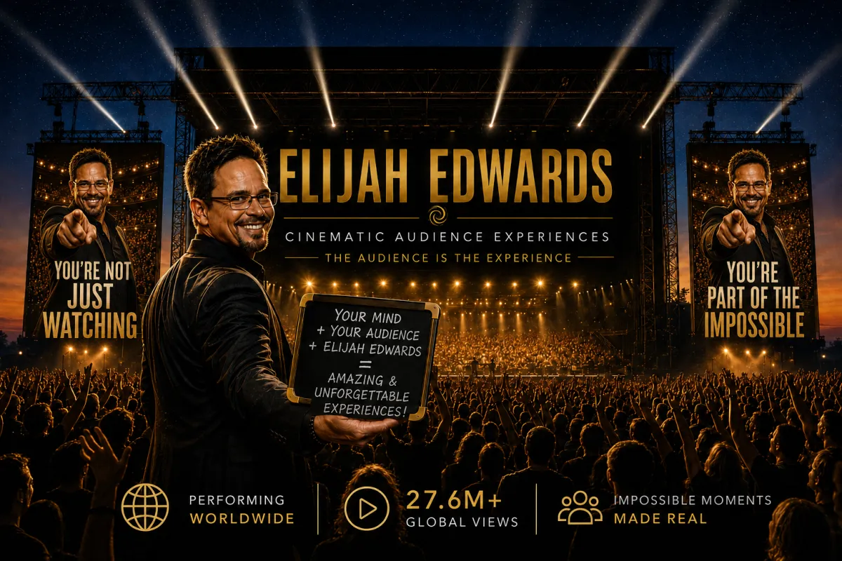 LIMITLESS ā Elijah Edwards, the Modern Mental Comedy Evolution, delivering magic, mentalism, hypnosis, and comedy as a world-class, audience-driven live experience for premium events, theaters, resorts, conferences, and corporate audiences worldwide.
