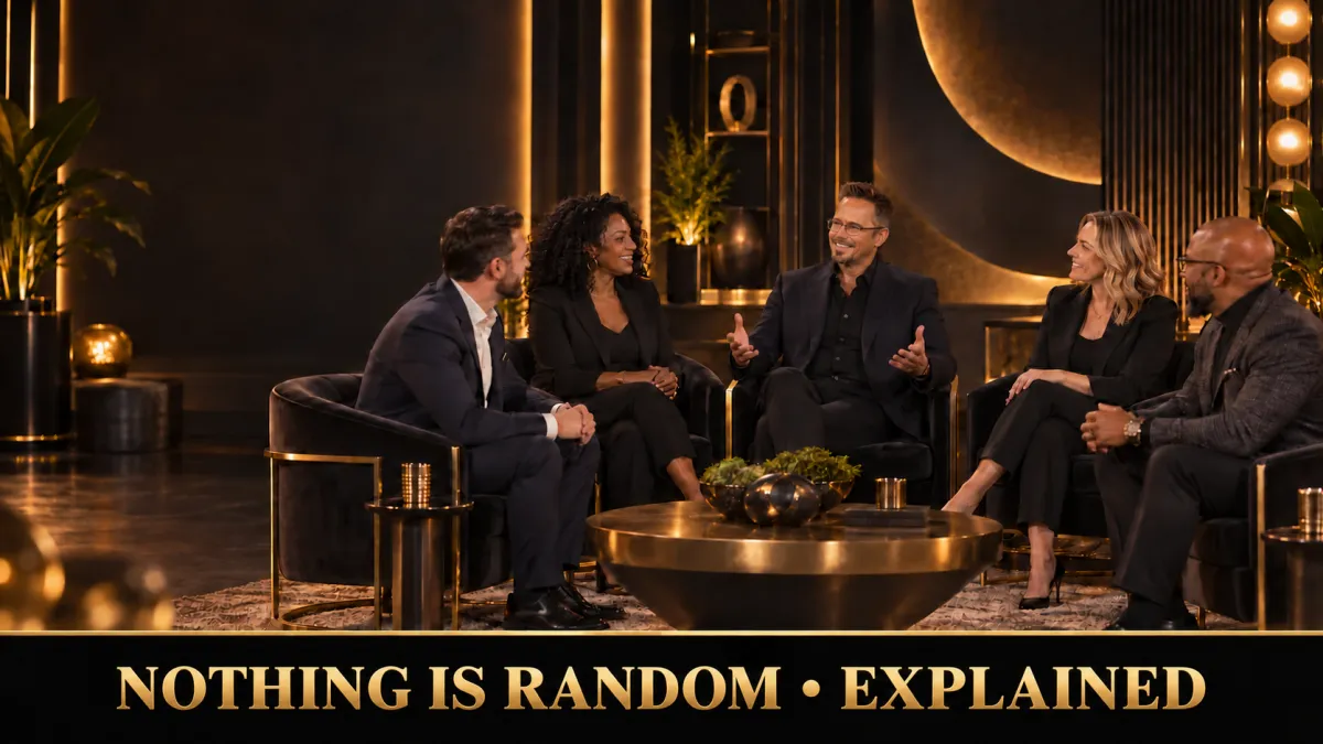 Elijah Edwards performing before a live audience as thoughts, predictions and participant choices become part of an interactive mentalism experience