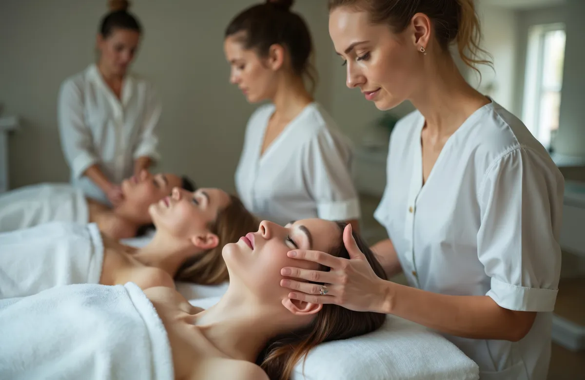 Formación práctica en cosmetología con instructora