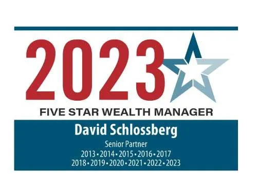 2023 Five Star Wealth Manager award for David Schlossberg