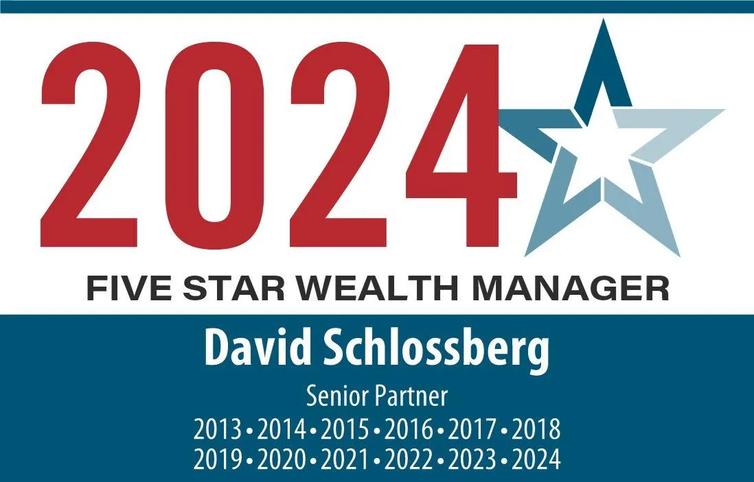 2023 Five Star Wealth Manager award for David Schlossberg