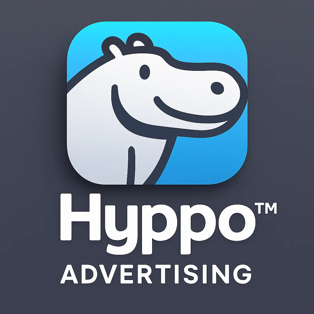 HyppoAds logo representing AI automation for social posting, calls, leads, and reputation