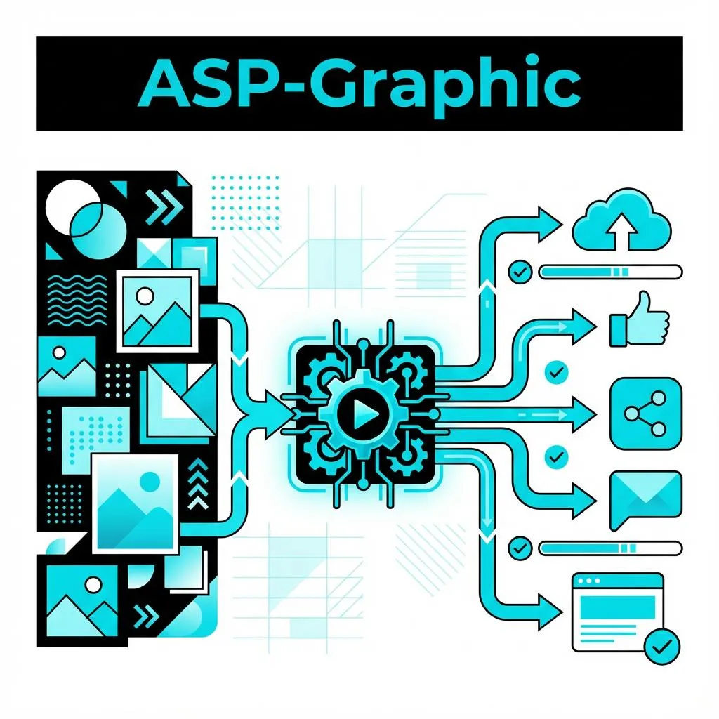HyppoAds ASP-Graphic system automatically creating and posting branded image content