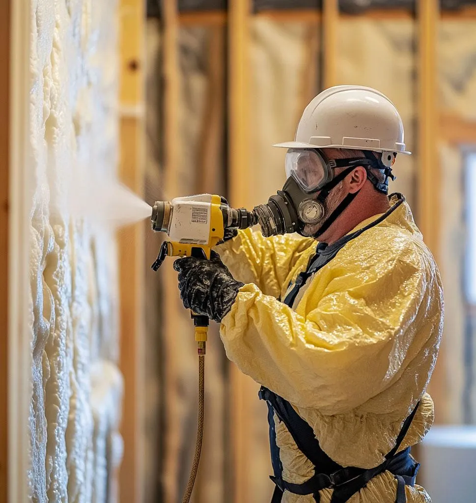 A kitchen and dining room with a ceiling fan