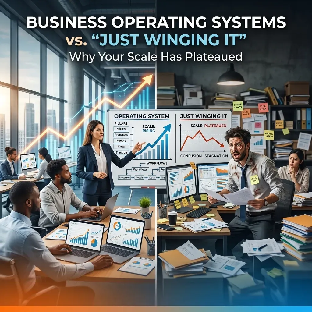 Business Operating Systems vs. "Just Winging It": Why Your Scale Has Plateaued