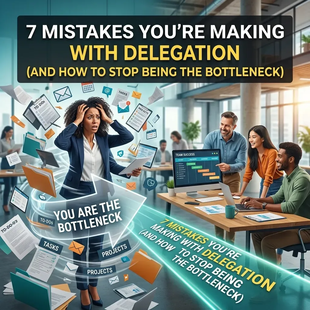 7 Mistakes You’re Making with Delegation (and How to Stop Being the Bottleneck)
