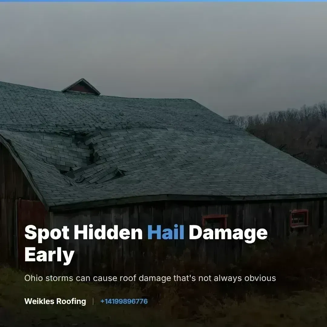 Understanding hail damage and identifying it early can help save you roofing headaches.