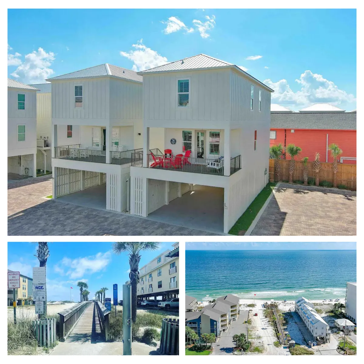 Stay at Beach Haven Cottage in Gulf Shores, AL, a lovely home on Beach Blvd's quiet end. Decorated with art and comfy furniture, it's close to the beach, has a pool, parking, outdoor shower, and TVs in every room. Just 5 minutes from "The Hang Out" and shops, it's a top-rated spot!