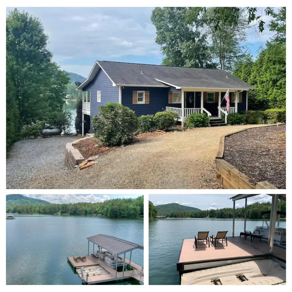 At Sweetwater Cottage in Blairsville near Lake Nottely, enjoy a freshly updated stay with three cozy bedrooms and baths, perfect for up to 8 guests (ideal for 6 adults) and dog-friendly too! Get ready to grill and relax with top-quality linens, entertainment, and water toys for endless lake fun.