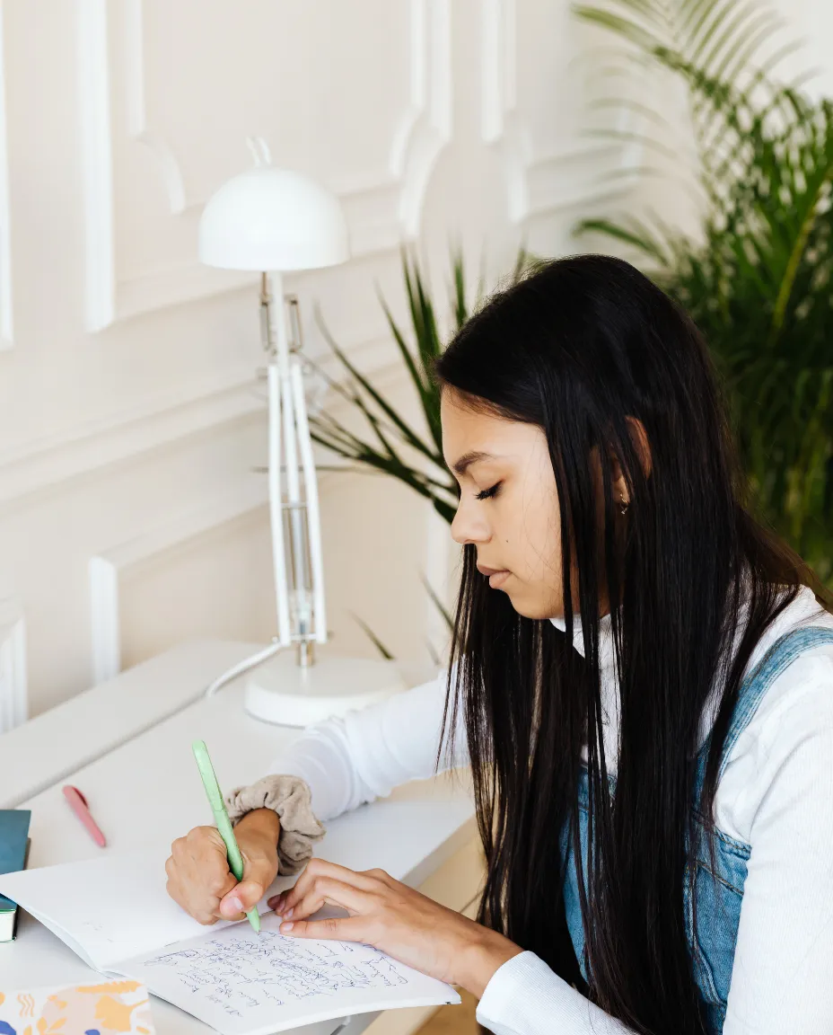 Thoughtful teen student contemplating future career leadership and strategic readiness