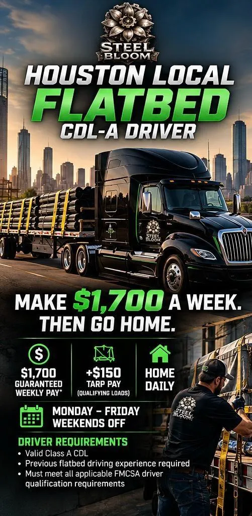 Team Drivers with Steel Bloom truck
