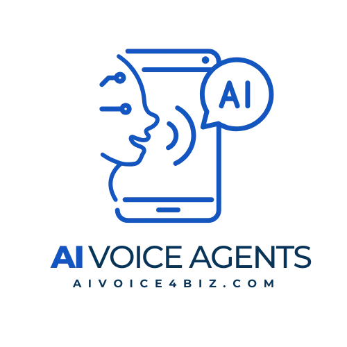 AI voice agent assisting in call handling and appointment booking for AIVoice4Biz business solutions.