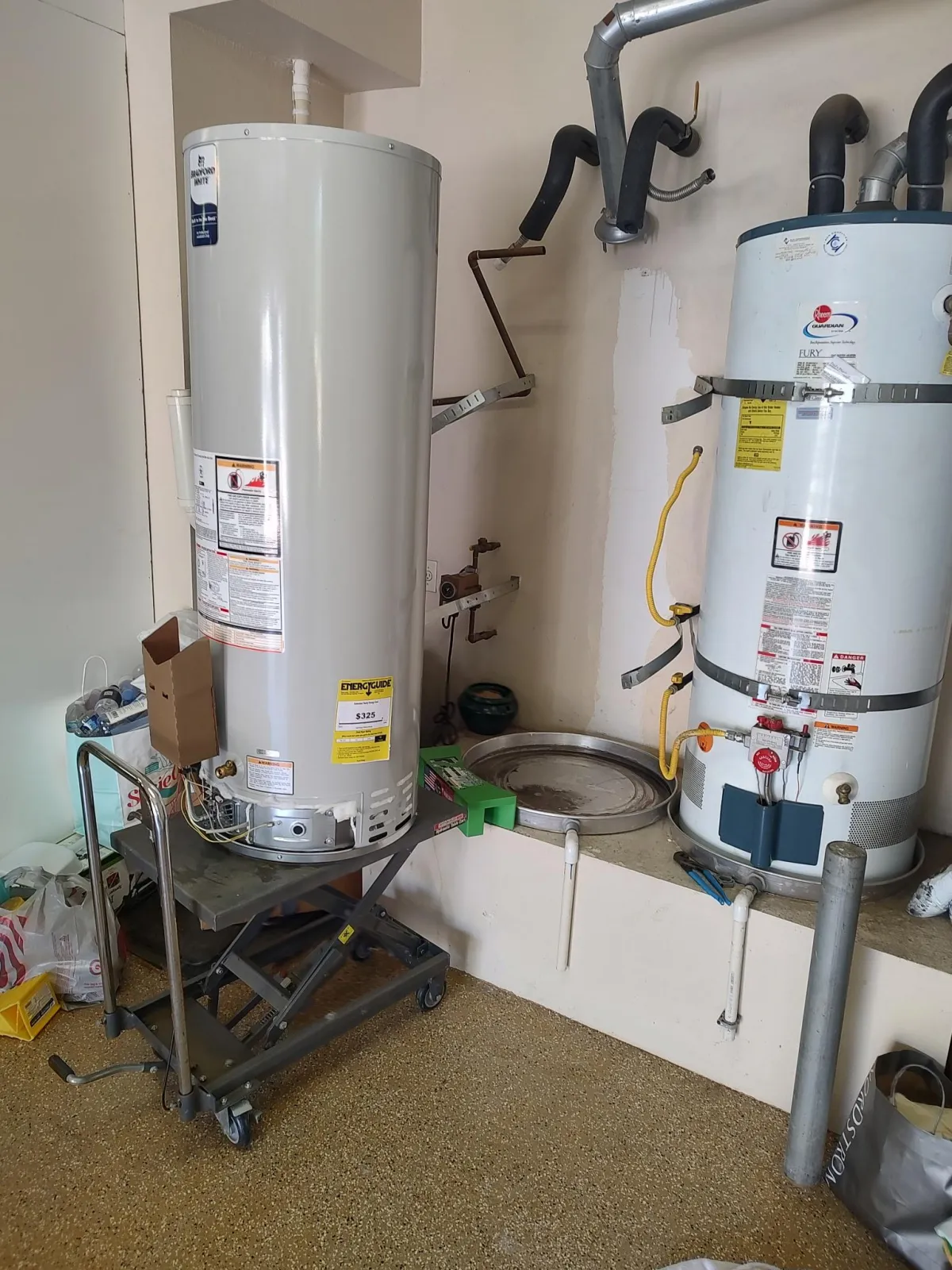 Two water heaters