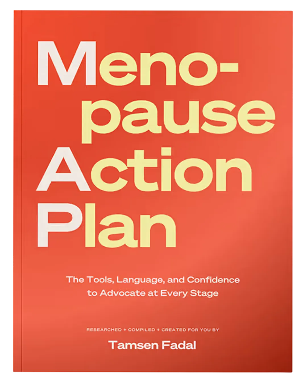 Menopause Action Plan MAP Cover by Tamsen Fadal
