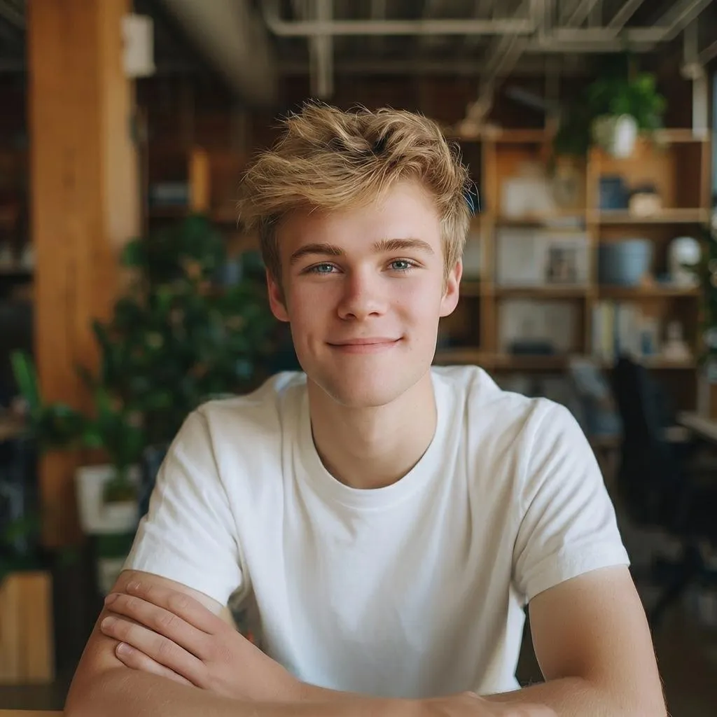 Video testimonial thumbnail