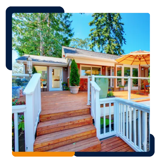 Deck repair work for a Stafford, VA home