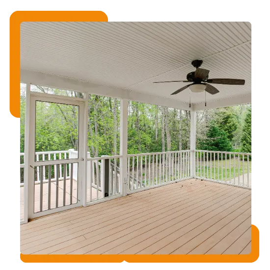 Deck installation in Fredericksburg VA for a residential backyard