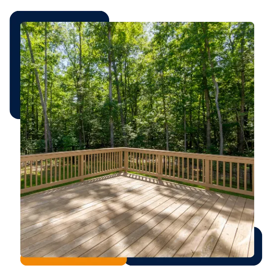 Deck Contractor in Spotsylvania Courthouse, VA, building a safe backyard deck