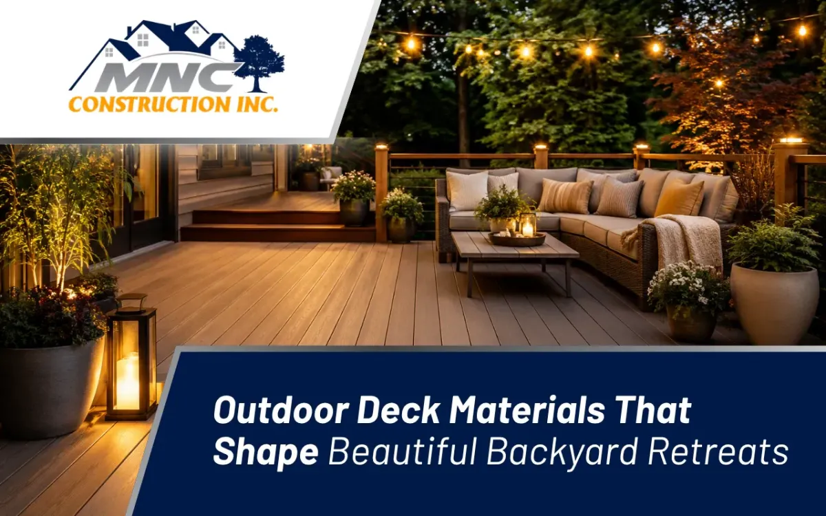 Outdoor Deck Materials That Shape Beautiful Backyard Retreats