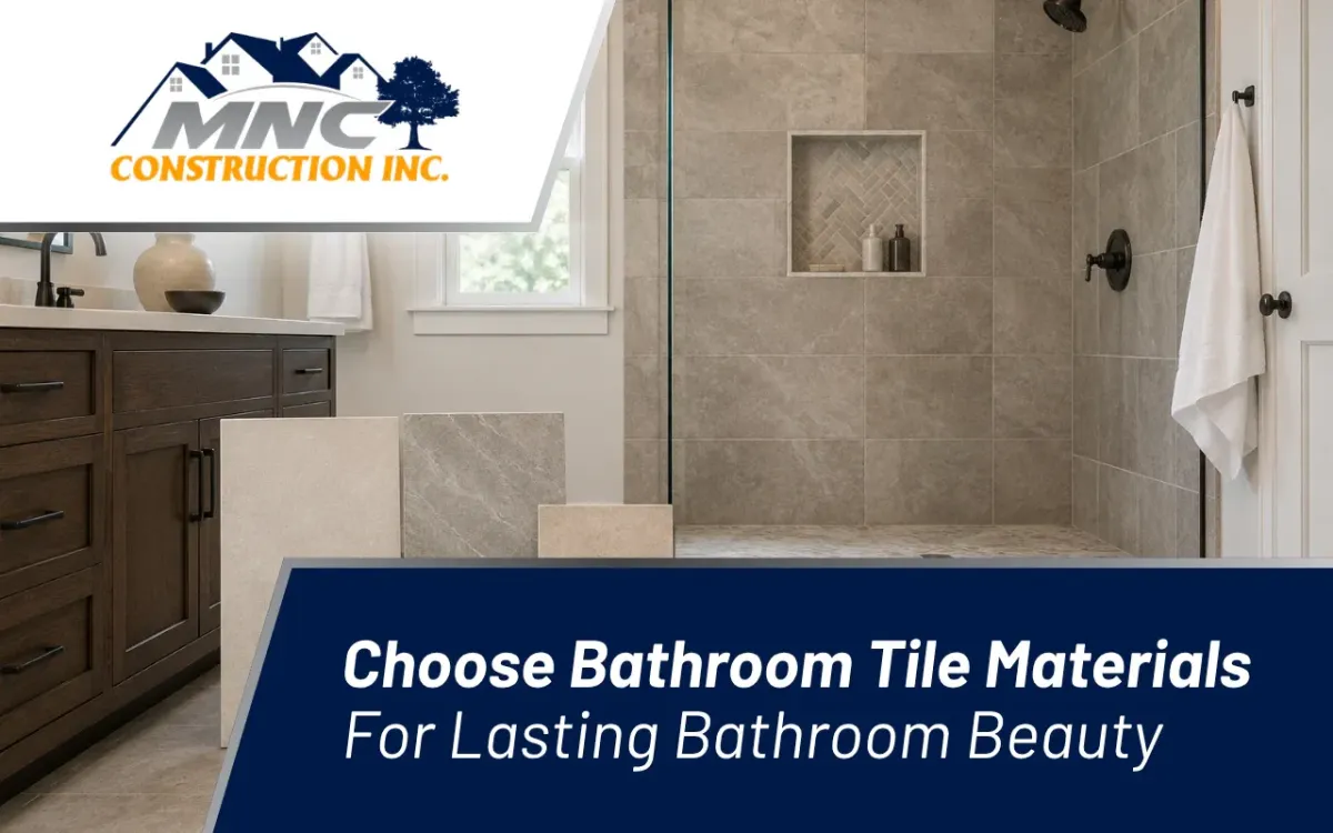Choose Bathroom Tile Materials For Lasting Bathroom Beauty