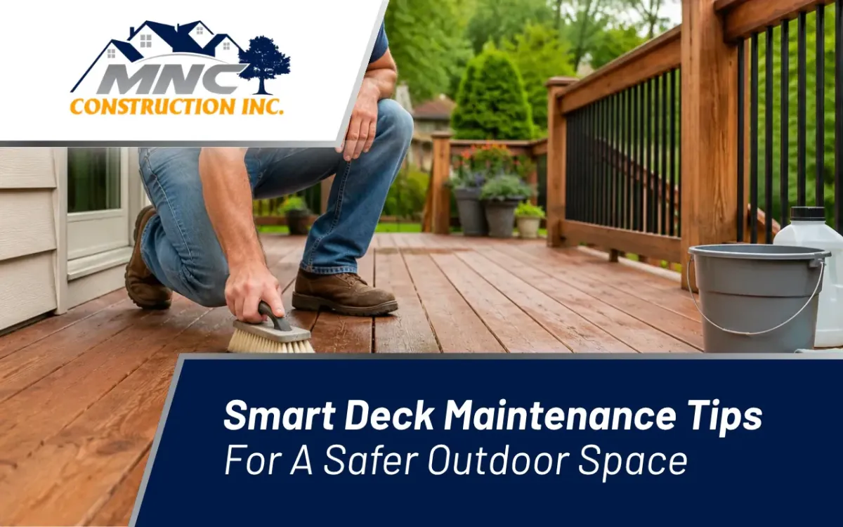 Smart Deck Maintenance Tips For A Safer Outdoor Space