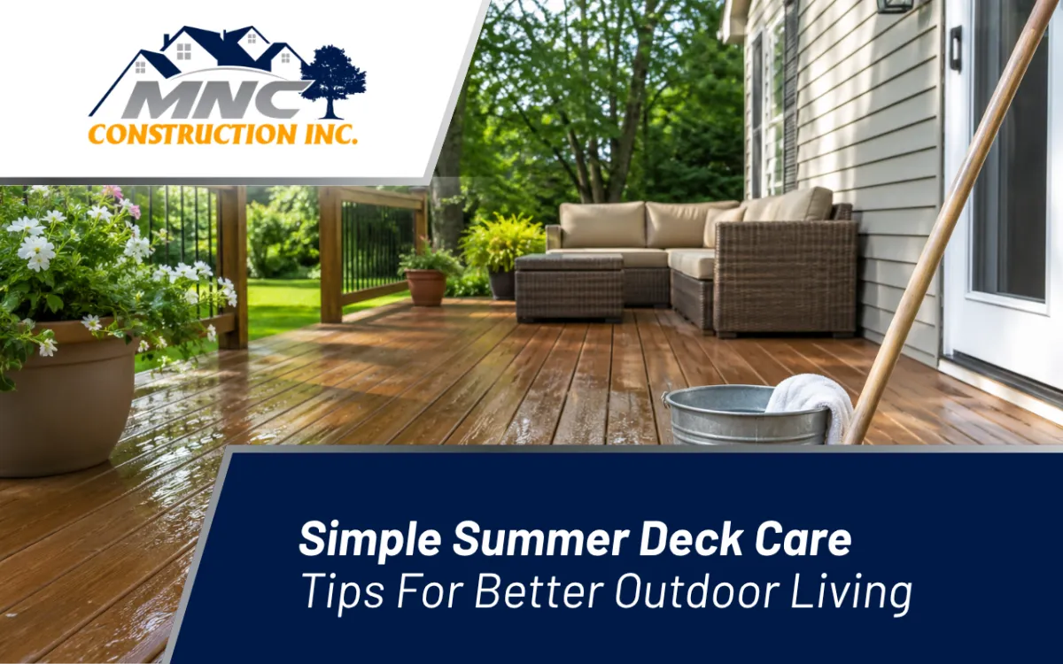 Summer Deck Care Tips for a Safer Outdoor Space