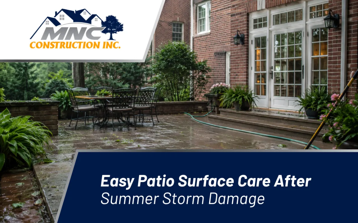 Patio Surface Care Tips After Summer Storms