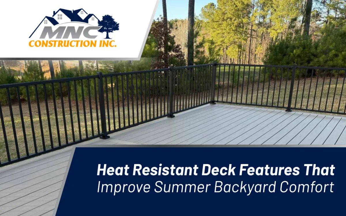 Heat Resistant Deck Features for Virginia Homes