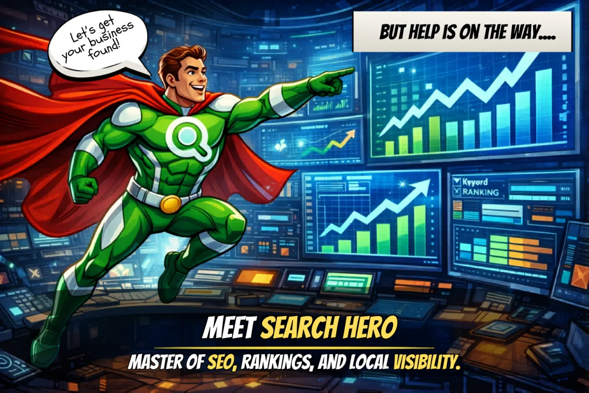 Meet Search Hero. master of SEO