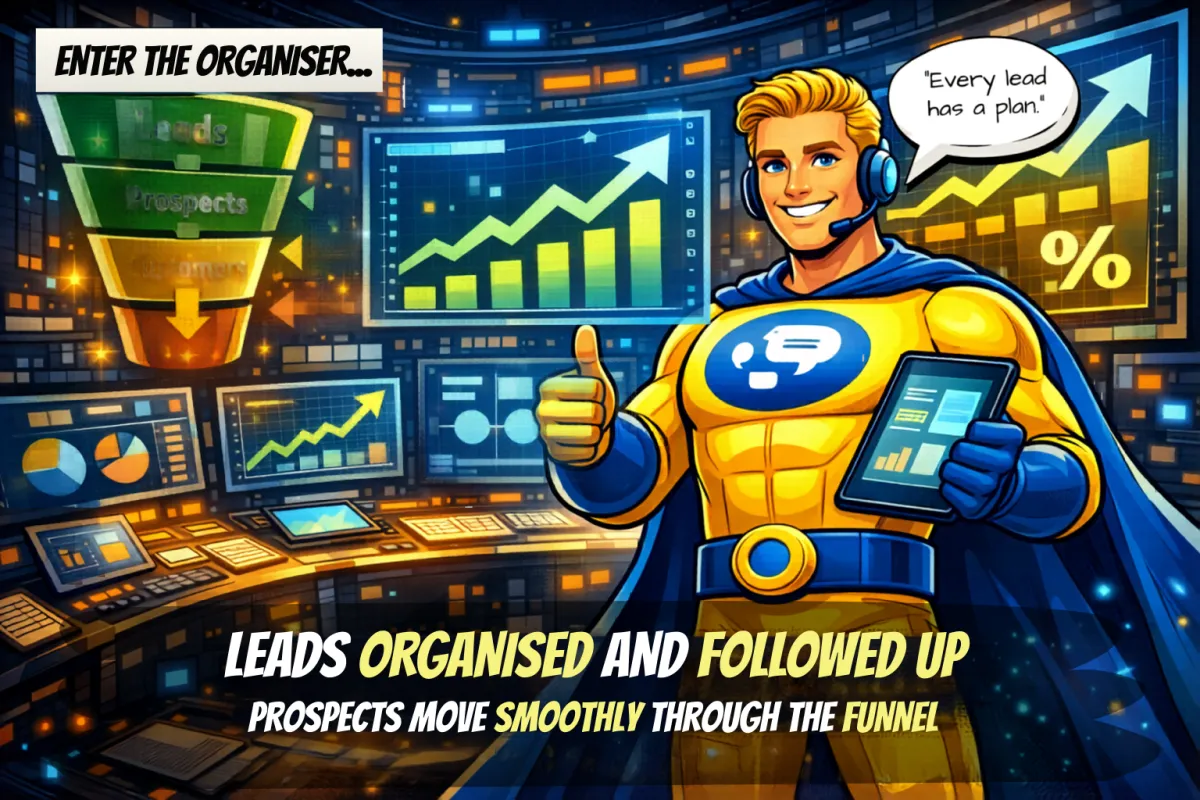 Leads organised and followed up