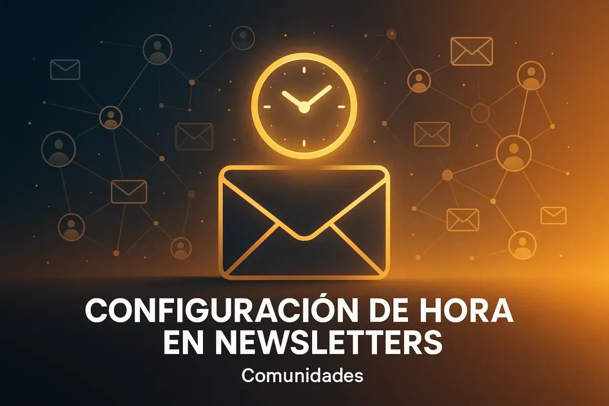 📰 Ya Puedes Configurar la Hora de tu Newsletter en Communities