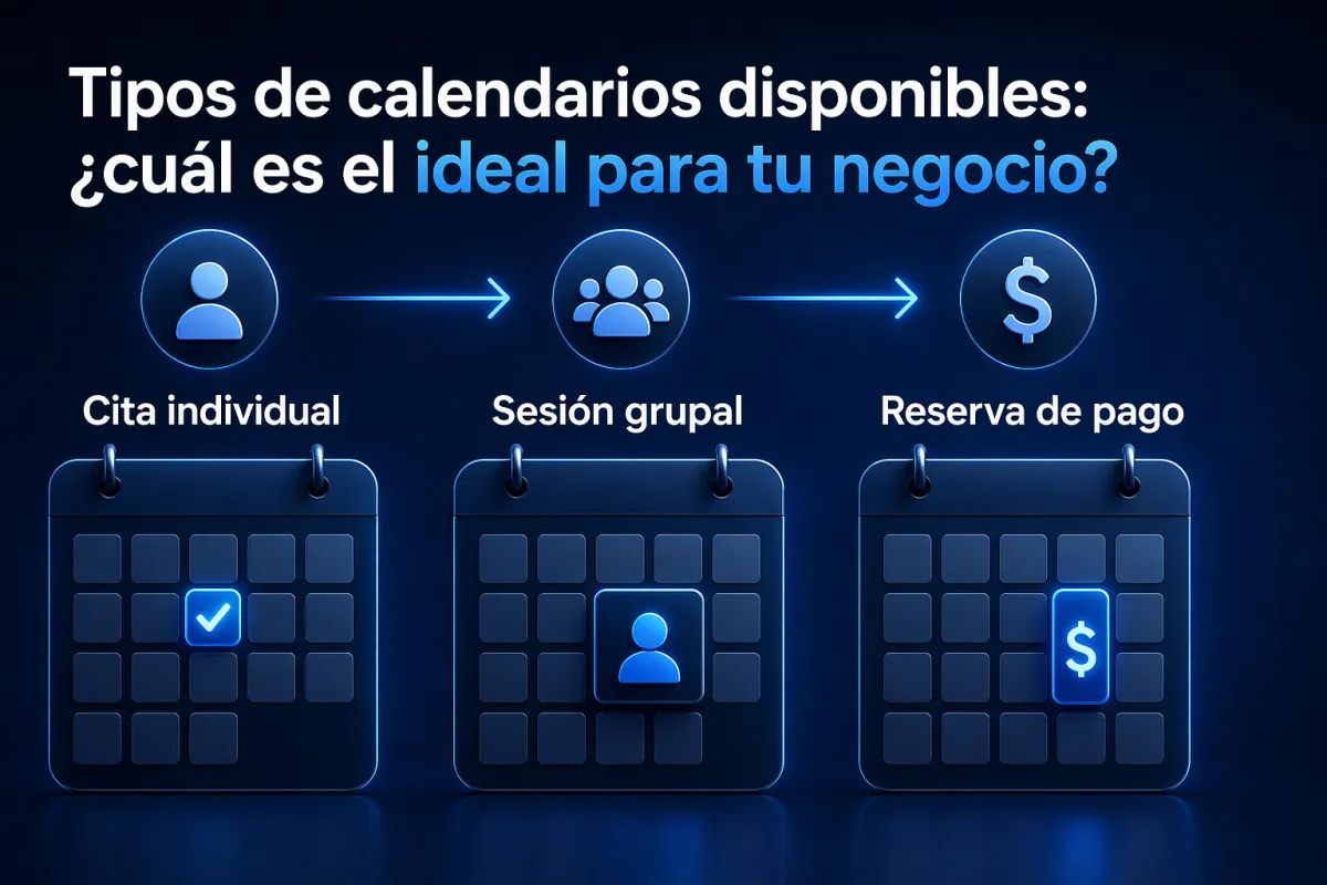 Tipos de calendarios disponibles: ¿cuál es el ideal para tu negocio?