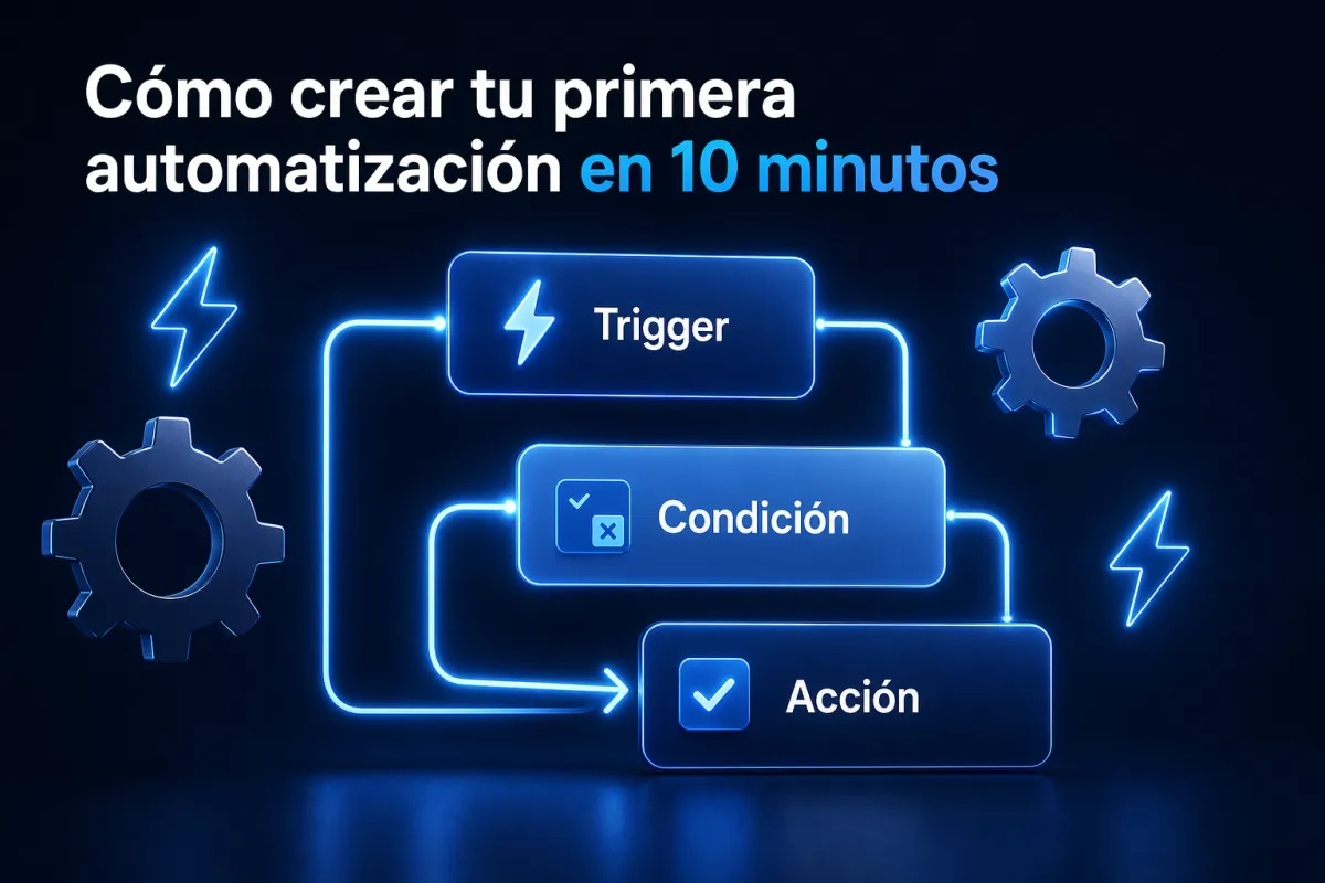 Cómo crear tu primera automatización en 10 minutos