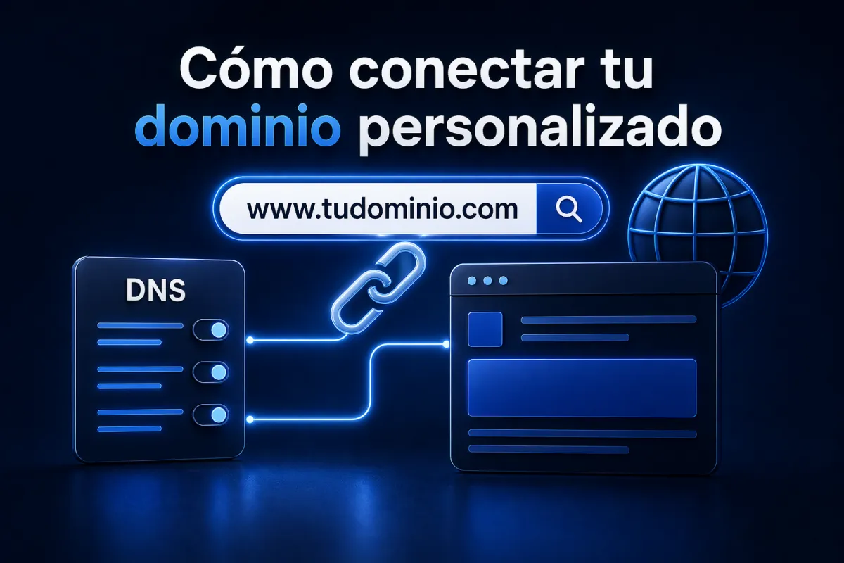 Cómo conectar tu dominio personalizado