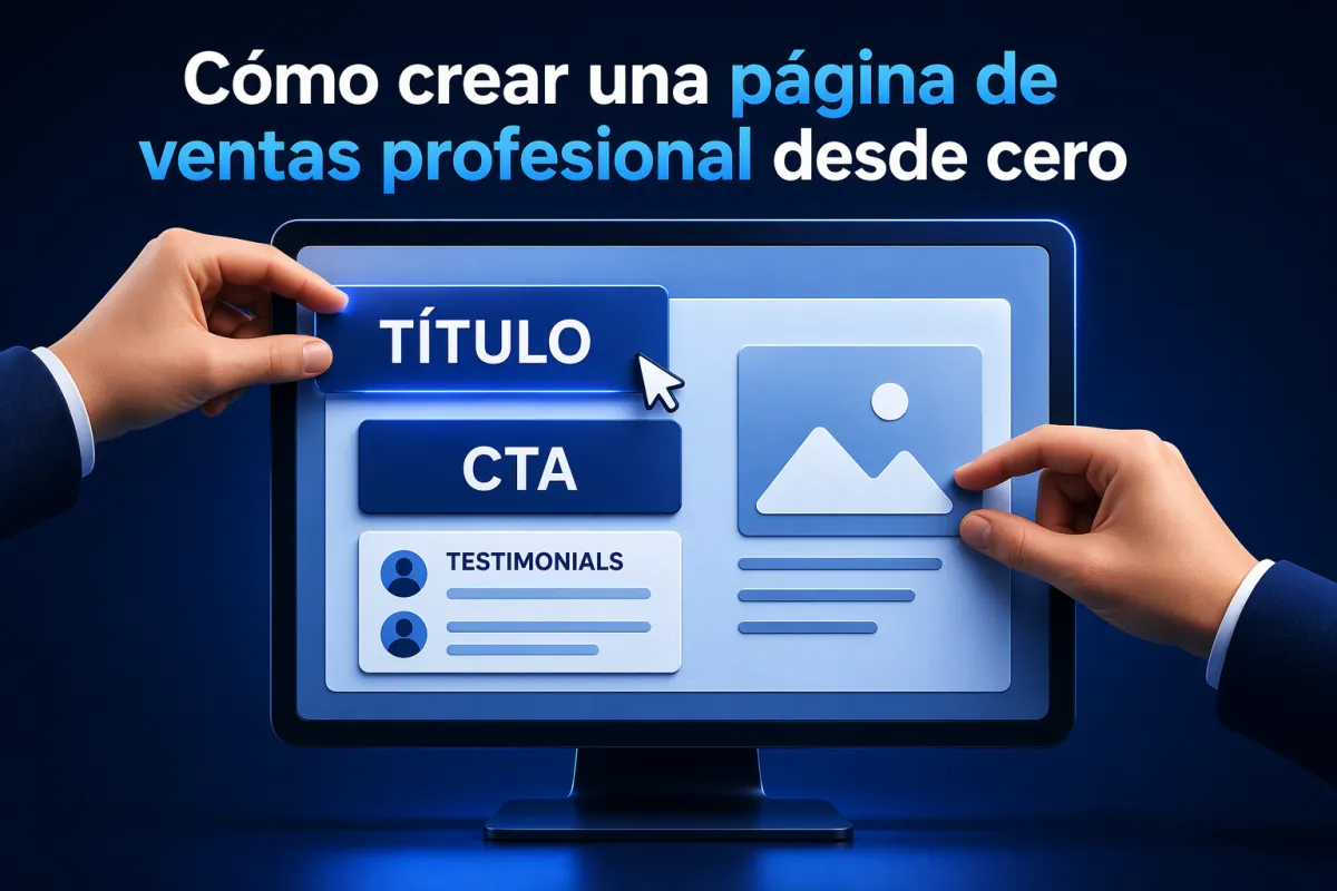 Cómo crear una página de ventas profesional desde cero