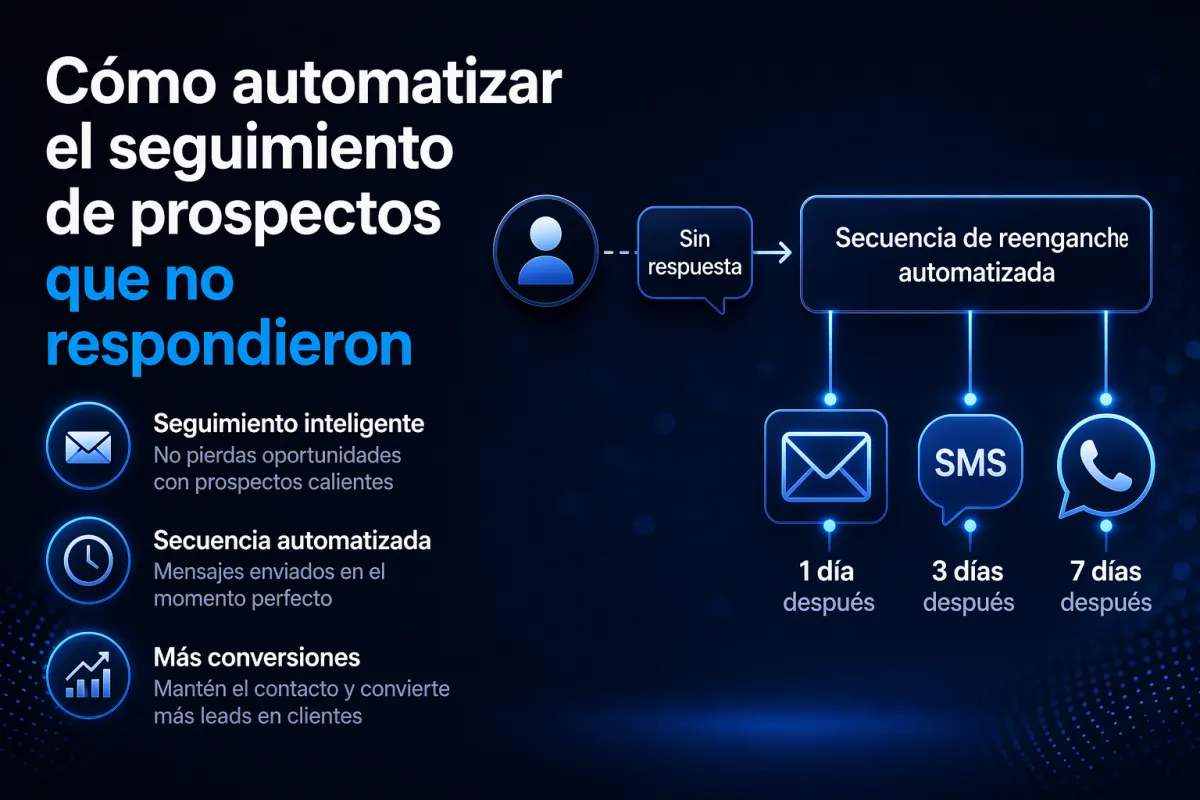 Cómo automatizar el seguimiento de prospectos que no respondieron