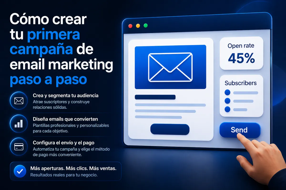 Como crear tu primera campana de email marketing paso a paso