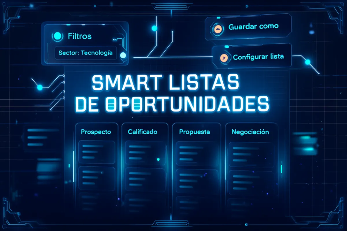 Smart Lists de Oportunidades en Digital Todo en Uno: Organiza tu Pipeline como un Pro