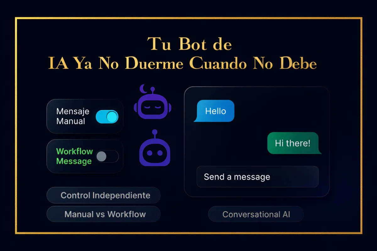Tu Bot de IA Ya No Duerme Cuando No Debe: Controla Exactamente Cuando el Conversation AI Hace una Pausa