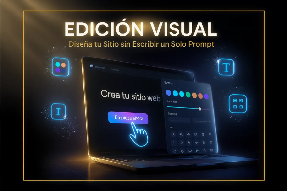 Ya No Necesitas Describirle Nada a la IA: Edita tu Sitio Web con un Simple Clic